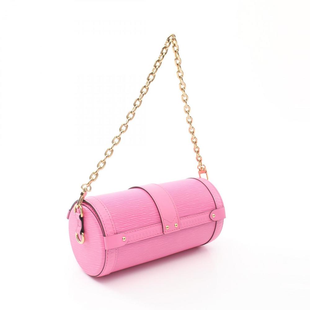 Louis Vuitton Pink Handbag Epi Trunk Papillon Leather - Picture 1 of 7
